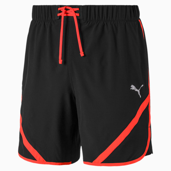 Get Fast 7" Woven Men's Running Shorts, Puma Black-Nrgy Red, extralarge-IND